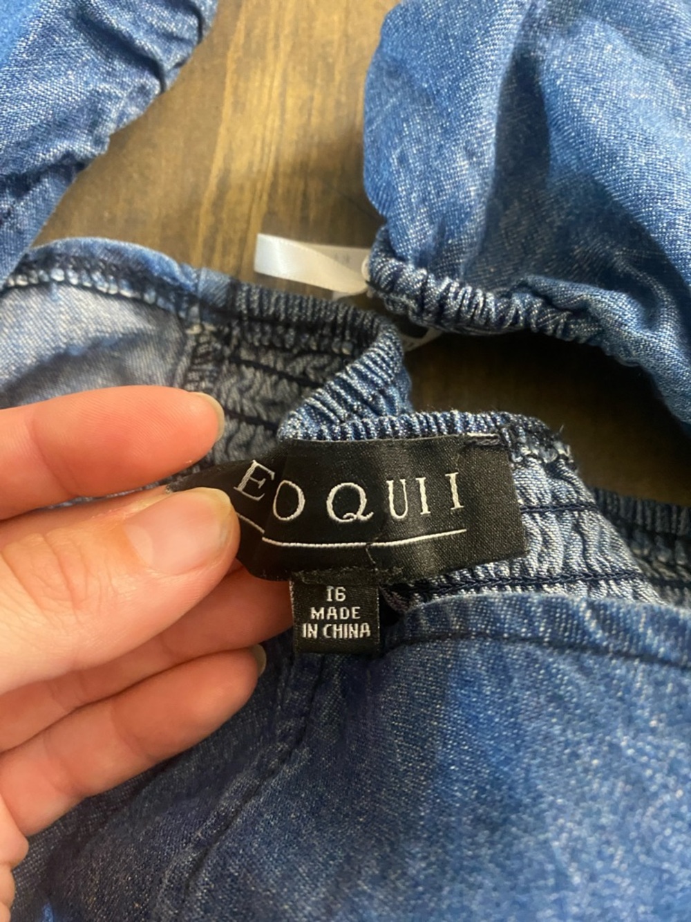Eloquii Denim Midi Button Front Dress - Picture 4 of 5